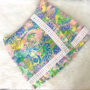Lilly Pulitzer School of Fish wrap skort